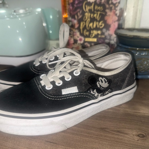 Vans Other - Vans Kids Black and White Mickey Sneakers